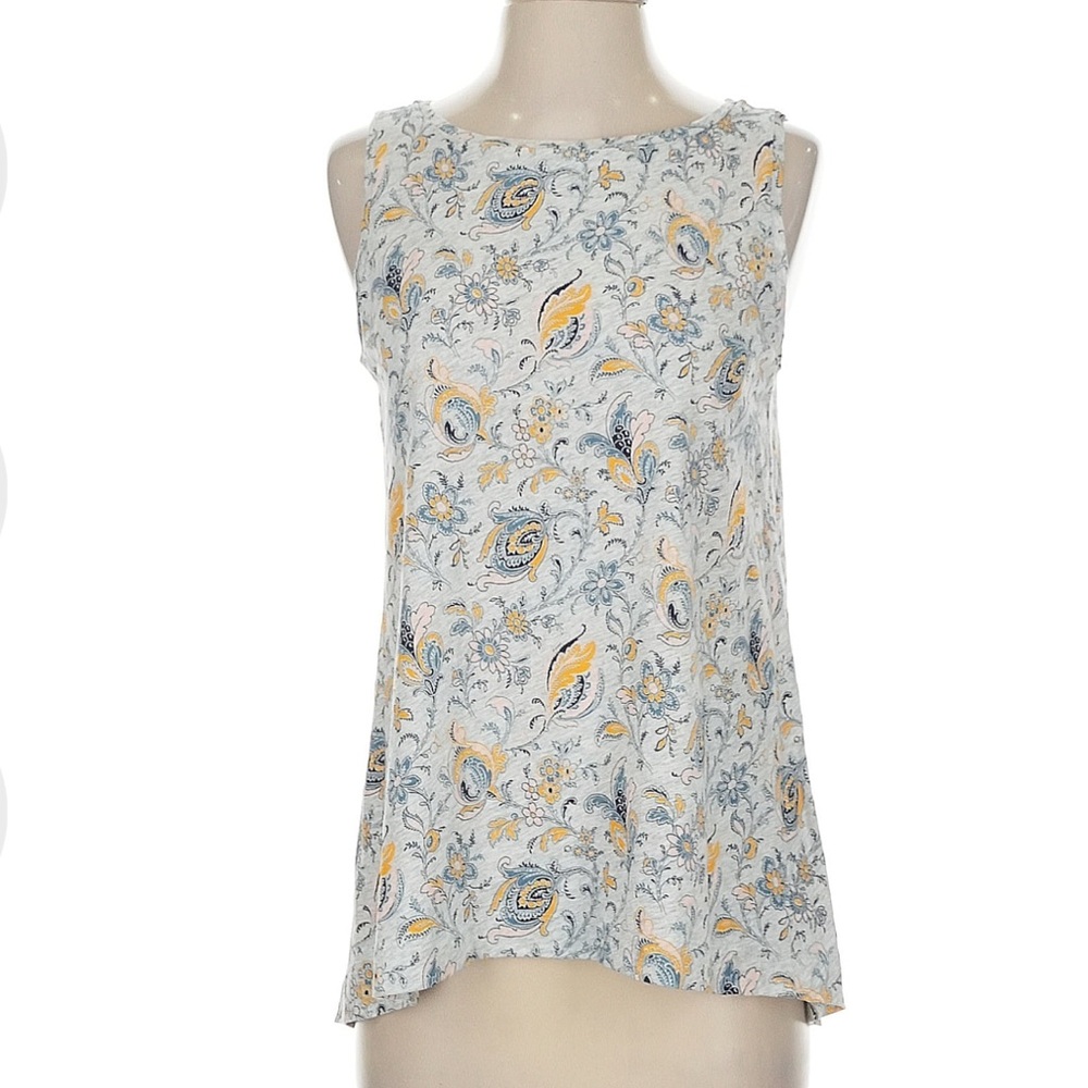 LOFT Sleeveless Paisley tank, size S, VGUC